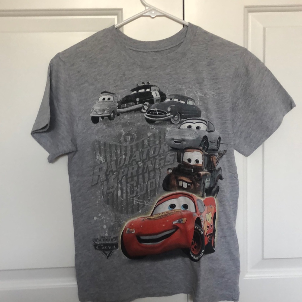 DISNEY UNISEX CARS GREY SHIRT